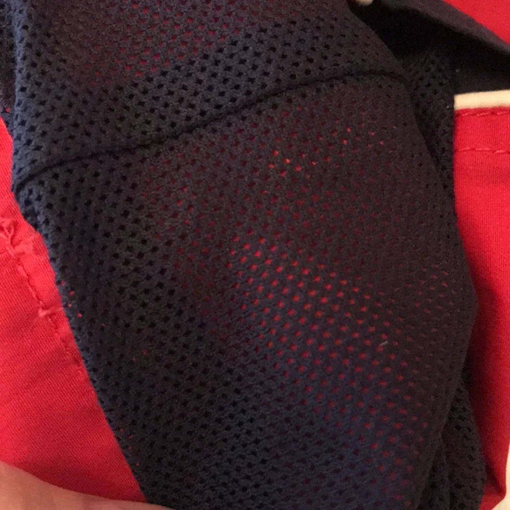 Oshkosh B’gosh 4T red pull on elastic waist mesh lined sporty warm up pants EUC